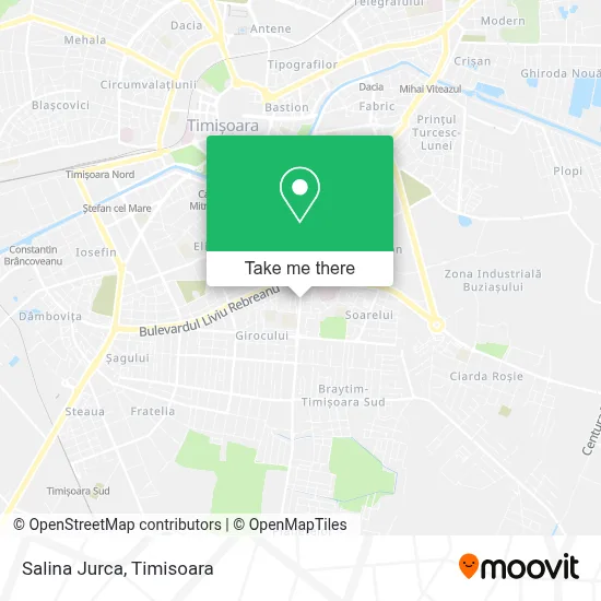 Salina Jurca map