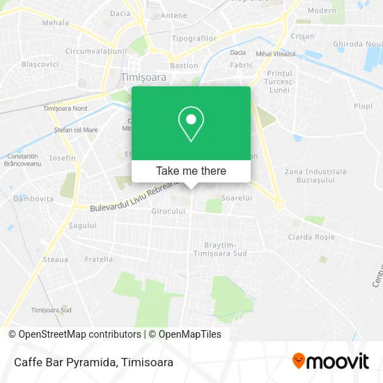 Caffe Bar Pyramida map