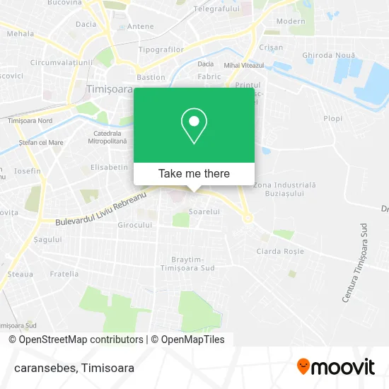 caransebes map
