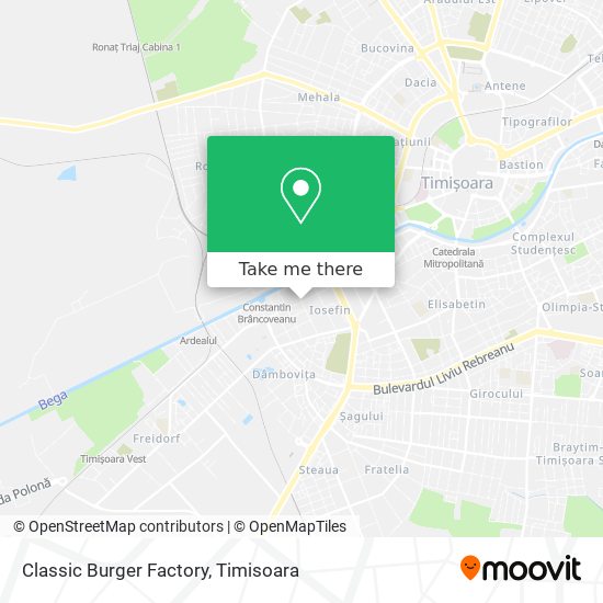 Classic Burger Factory map