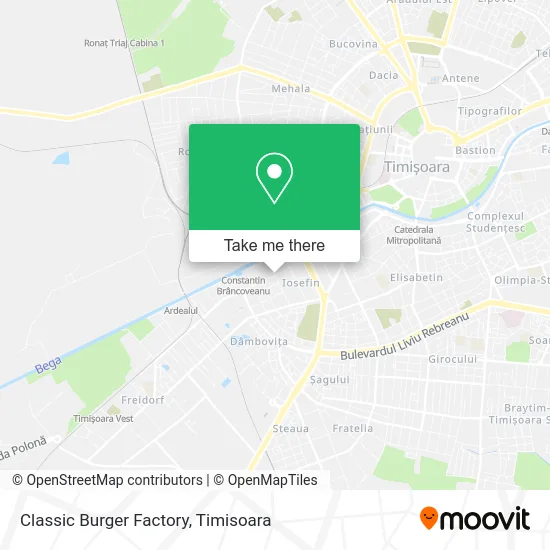 Classic Burger Factory map