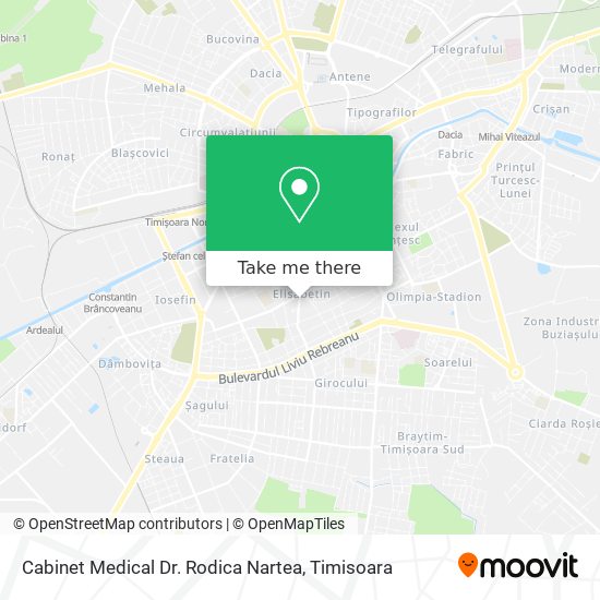 Cabinet Medical Dr. Rodica Nartea map
