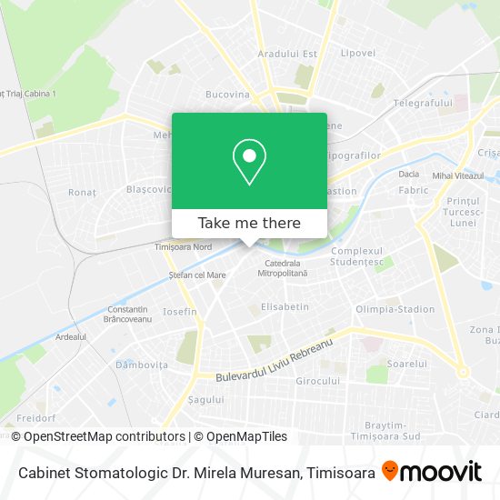 Cabinet Stomatologic Dr. Mirela Muresan map
