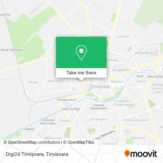 Digi24 Timișoara map