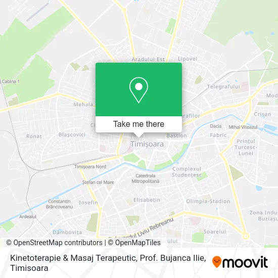 Kinetoterapie & Masaj Terapeutic, Prof. Bujanca Ilie map