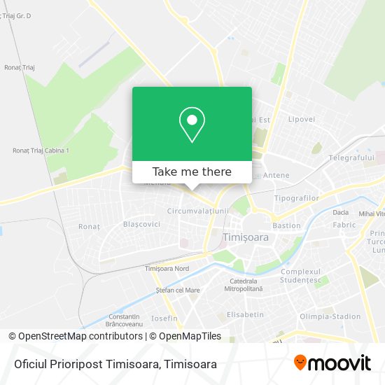 Oficiul Prioripost Timisoara map