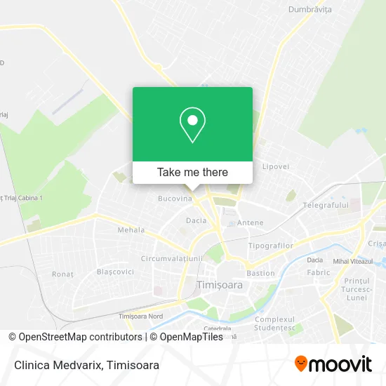 Clinica Medvarix map