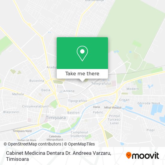 Cabinet Medicina Dentara Dr. Andreea Varzaru map