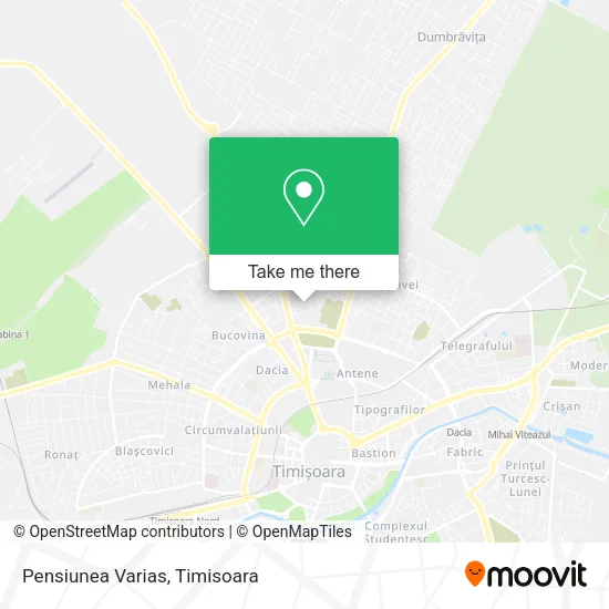 Pensiunea Varias map