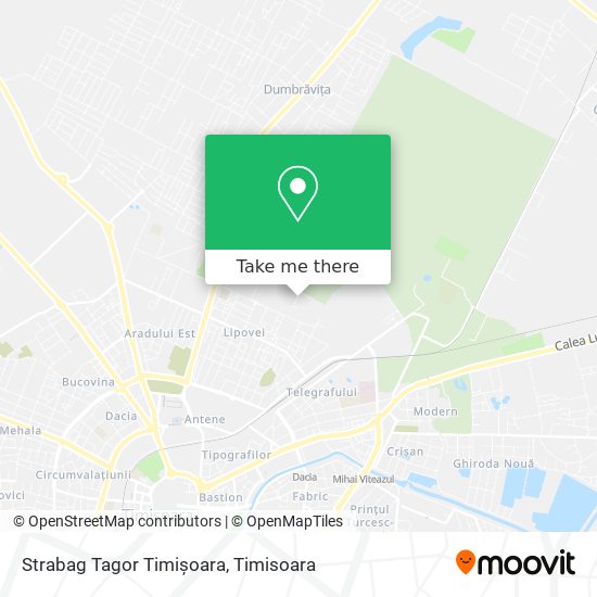 Strabag Tagor Timișoara map