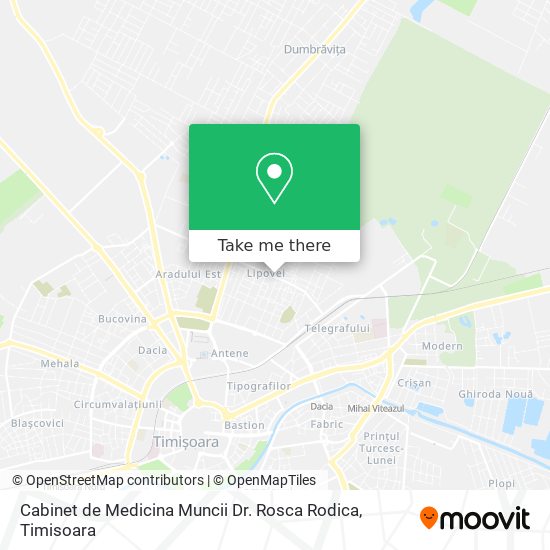 Cabinet de Medicina Muncii Dr. Rosca Rodica map