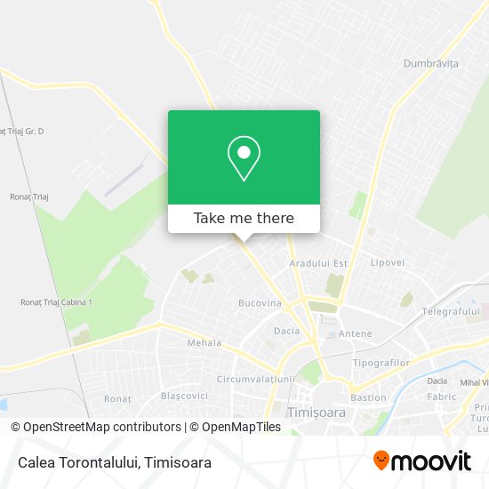 Calea Torontalului map