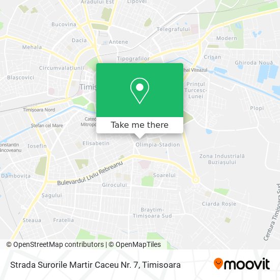 Strada Surorile Martir Caceu Nr. 7 map