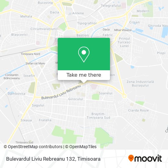 Bulevardul Liviu Rebreanu 132 map