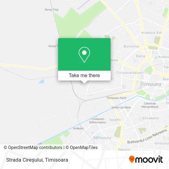 Strada Cireșului map