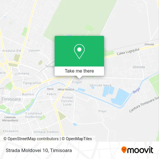 Strada Moldovei 10 map