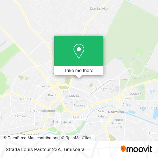 Strada Louis Pasteur 23A map