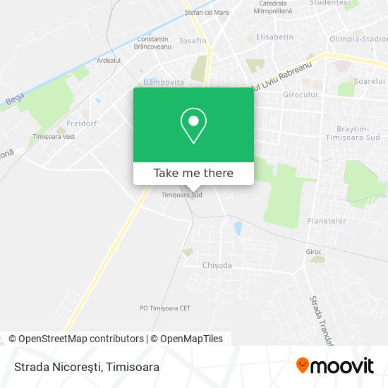 Strada Nicoreşti map