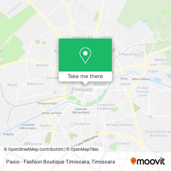Pasio - Fashion Boutique Timisoara map