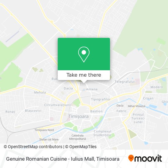 Genuine Romanian Cuisine - Iulius Mall map