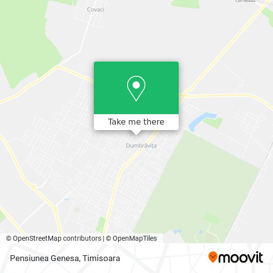 Pensiunea Genesa map
