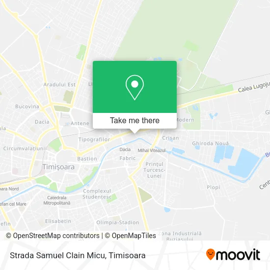 Strada Samuel Clain Micu map