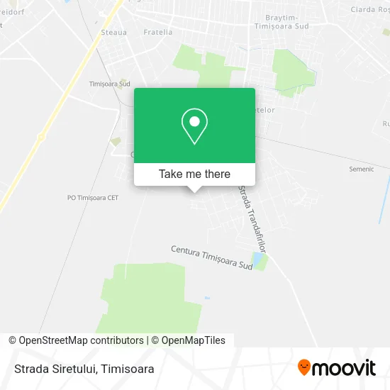 Strada Siretului map