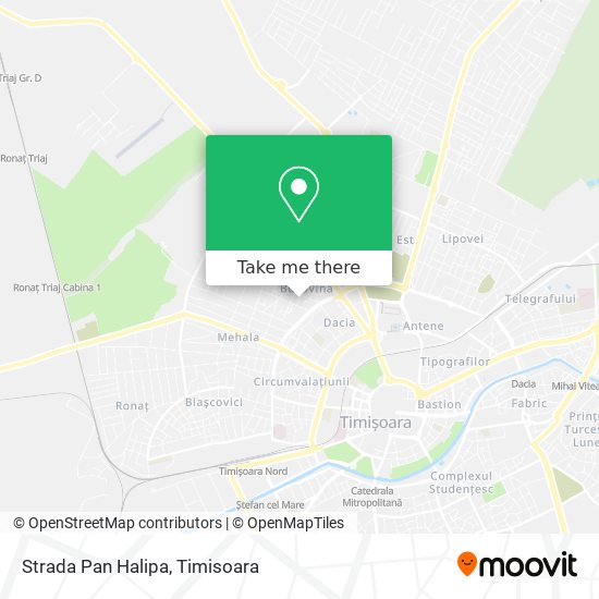 Strada Pan Halipa map