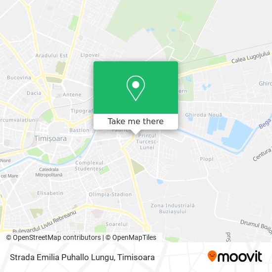 Strada Emilia Puhallo Lungu map