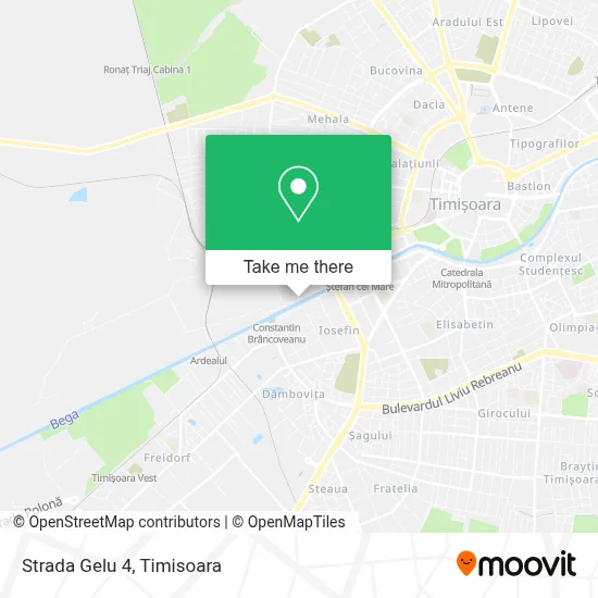 Strada Gelu 4 map