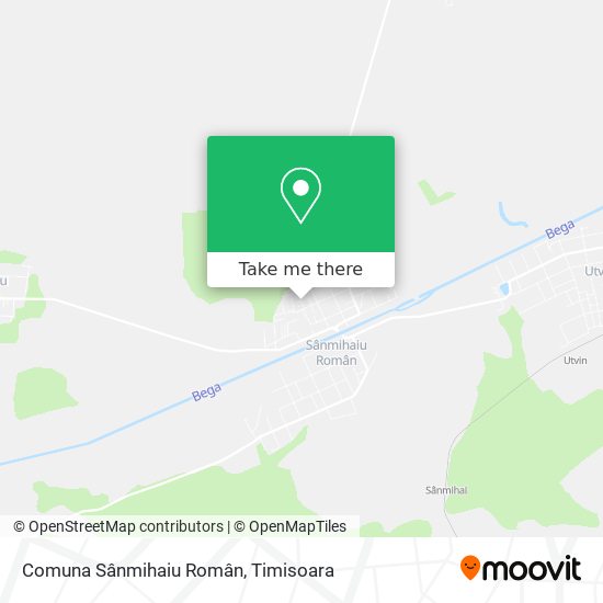 Comuna Sânmihaiu Român map