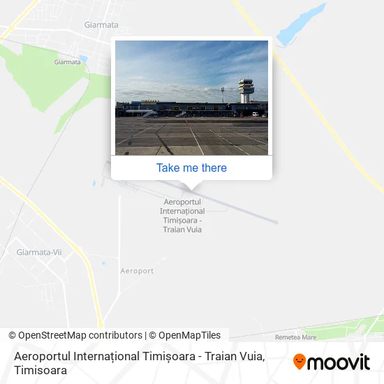 Aeroportul Internațional Timișoara - Traian Vuia map