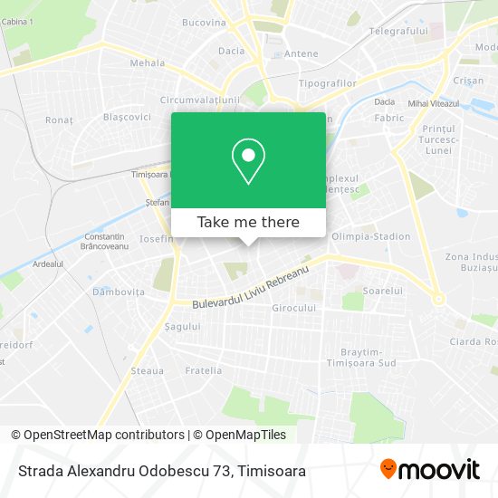 Strada Alexandru Odobescu 73 map
