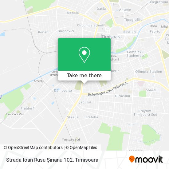 Strada Ioan Rusu Șirianu 102 map