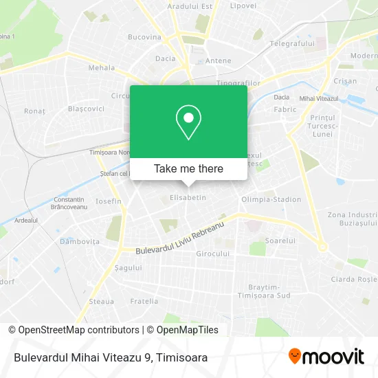 Bulevardul Mihai Viteazu 9 map