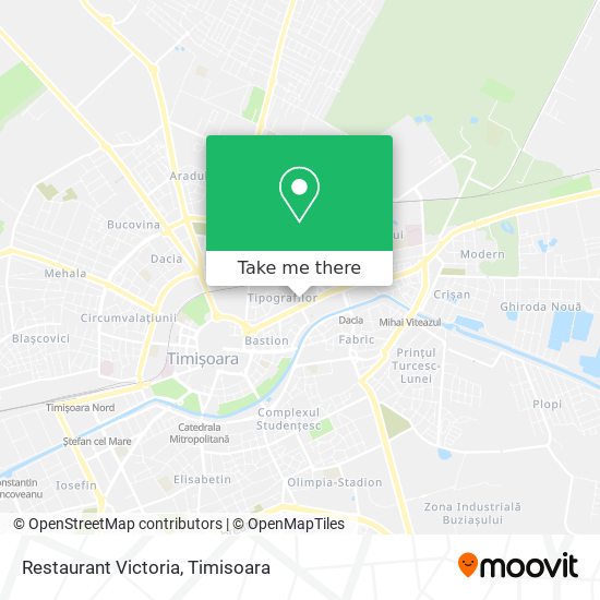 Restaurant Victoria map