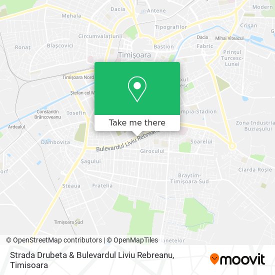 Strada Drubeta & Bulevardul Liviu Rebreanu map