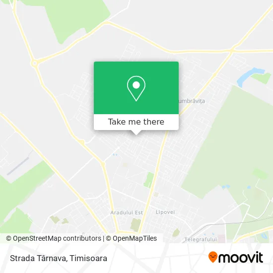 Strada Târnava map