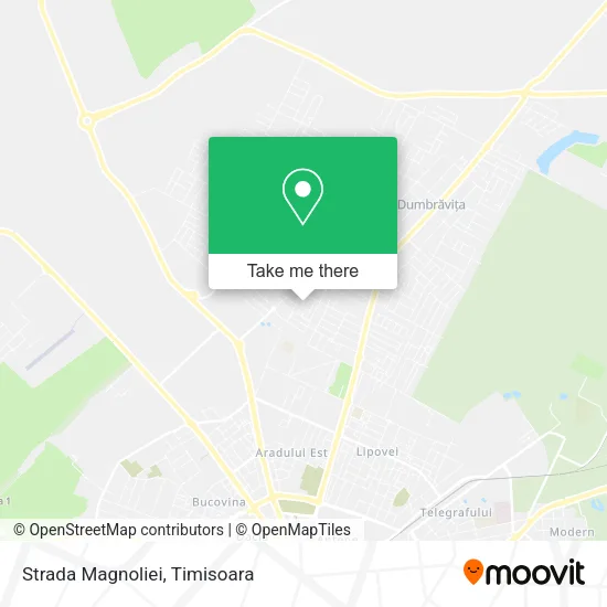 Strada Magnoliei map