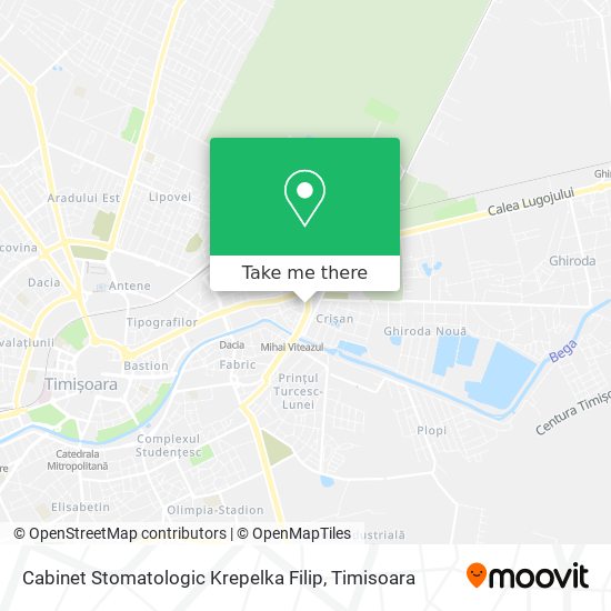Cabinet Stomatologic Krepelka Filip map
