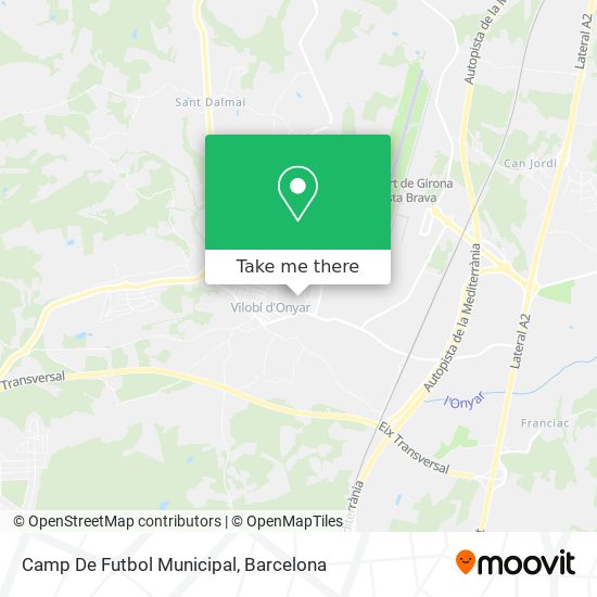 Camp De Futbol Municipal map