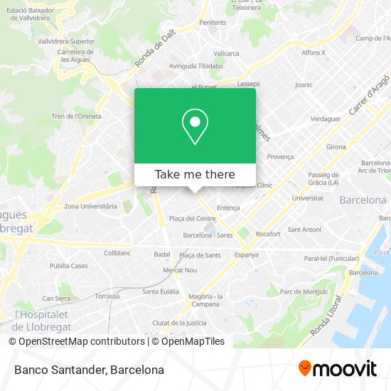 Banco Santander map