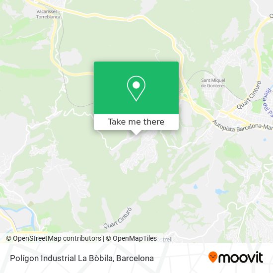 Polígon Industrial La Bòbila map