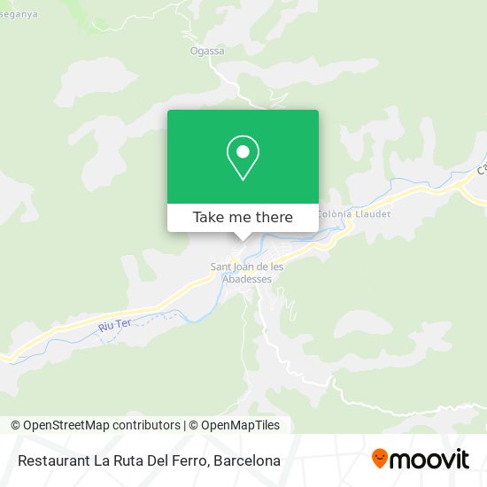 Restaurant La Ruta Del Ferro map