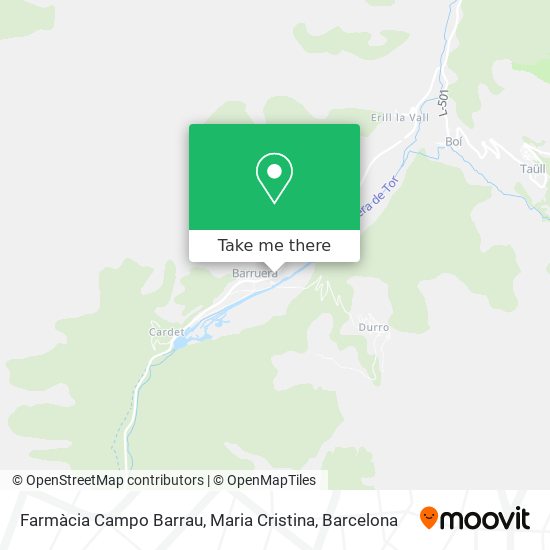 Farmàcia Campo Barrau, Maria Cristina map