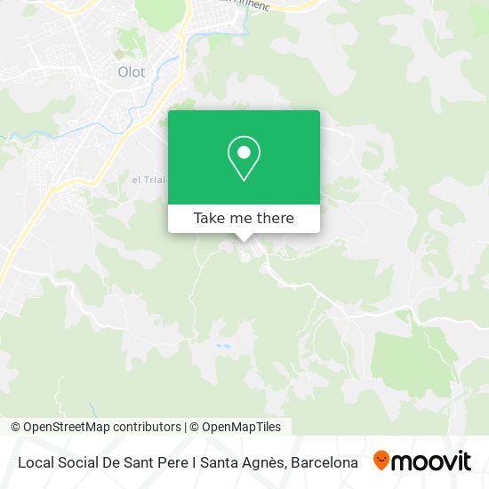 Local Social De Sant Pere I Santa Agnès map
