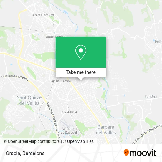 mapa Gracia