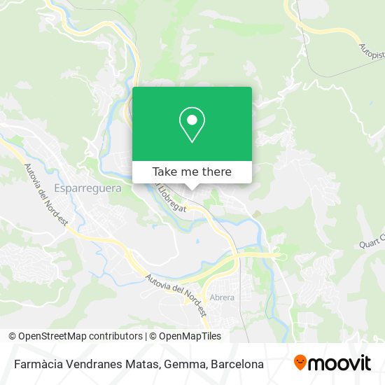 Farmàcia Vendranes Matas, Gemma map