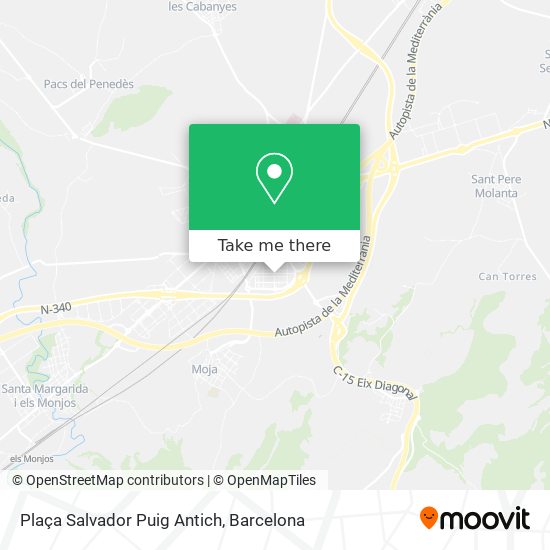 Plaça Salvador Puig Antich map