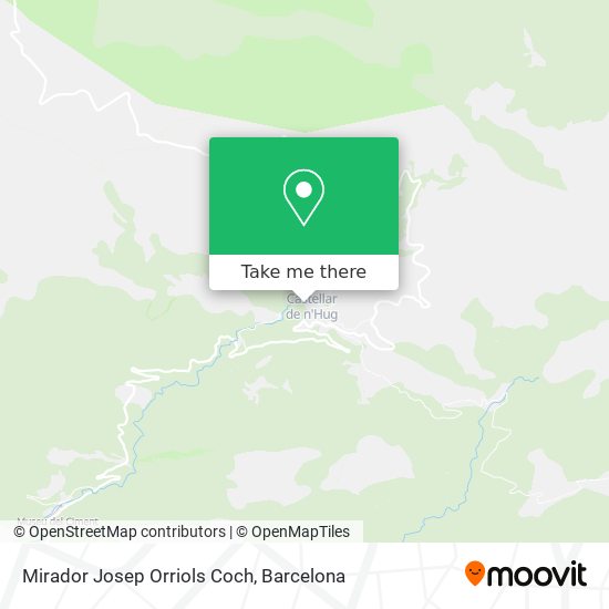 Mirador Josep Orriols Coch map